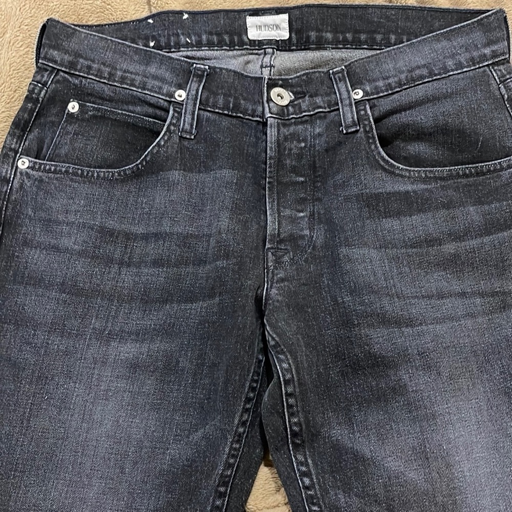 NWOT Hudson Jeans Blake Slim Straight, Black 31